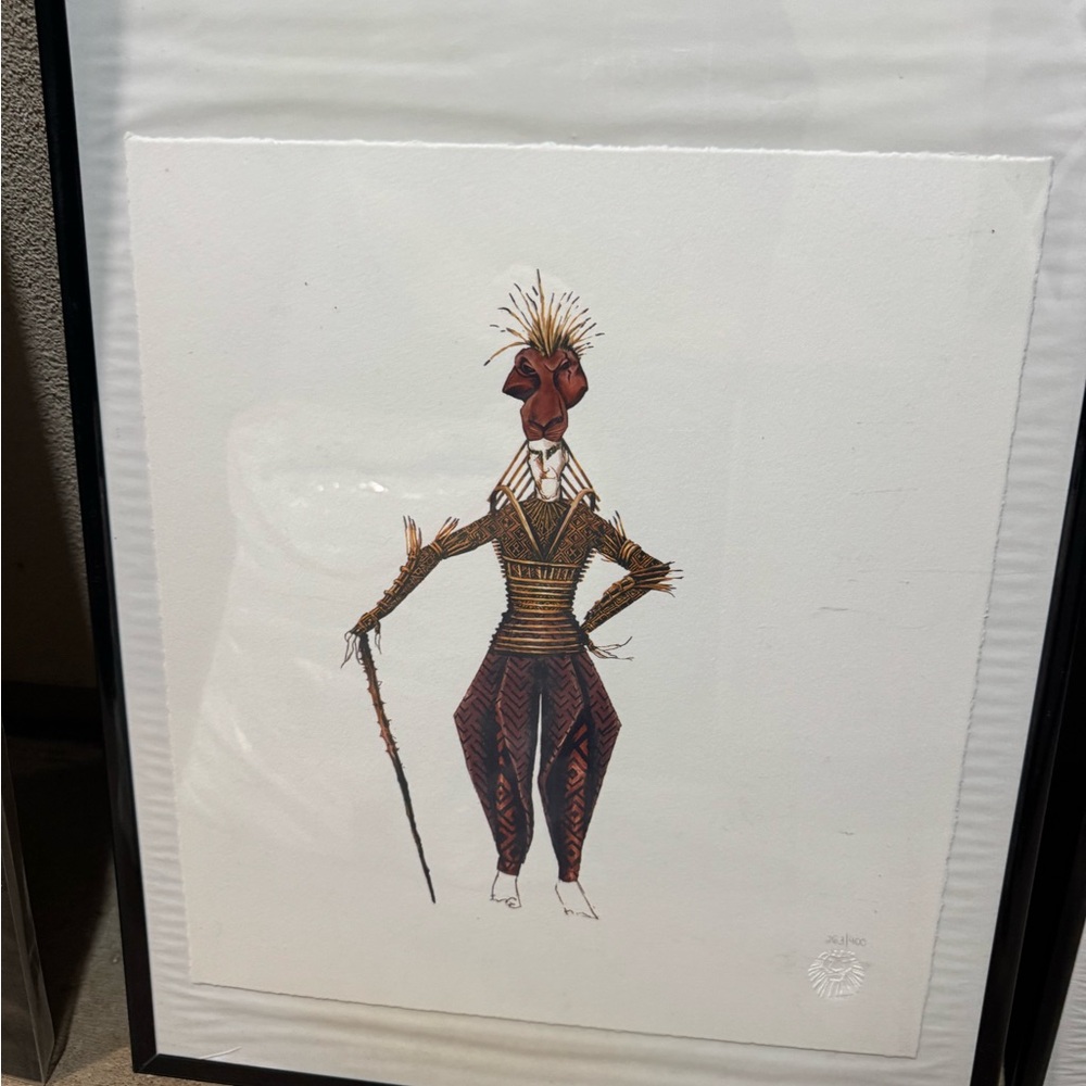 Lion King Musical Limited Edition Art